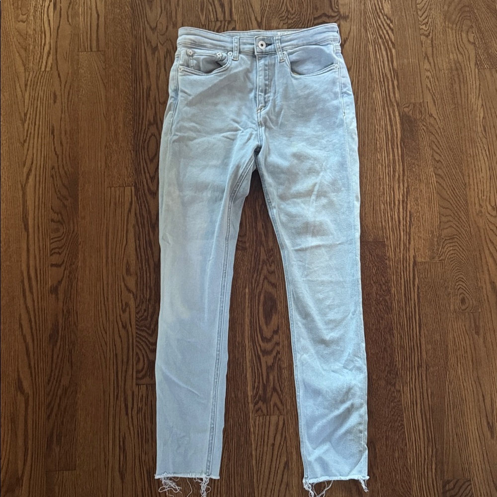 Rag & bone Light Blue Distressed Jeans